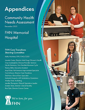 2025 FHN Community Health Needs Assessment Appendices